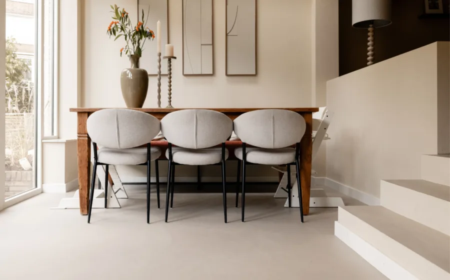 Kopen of slopen - grijze Corestone Nature® gietvloer in de keuken