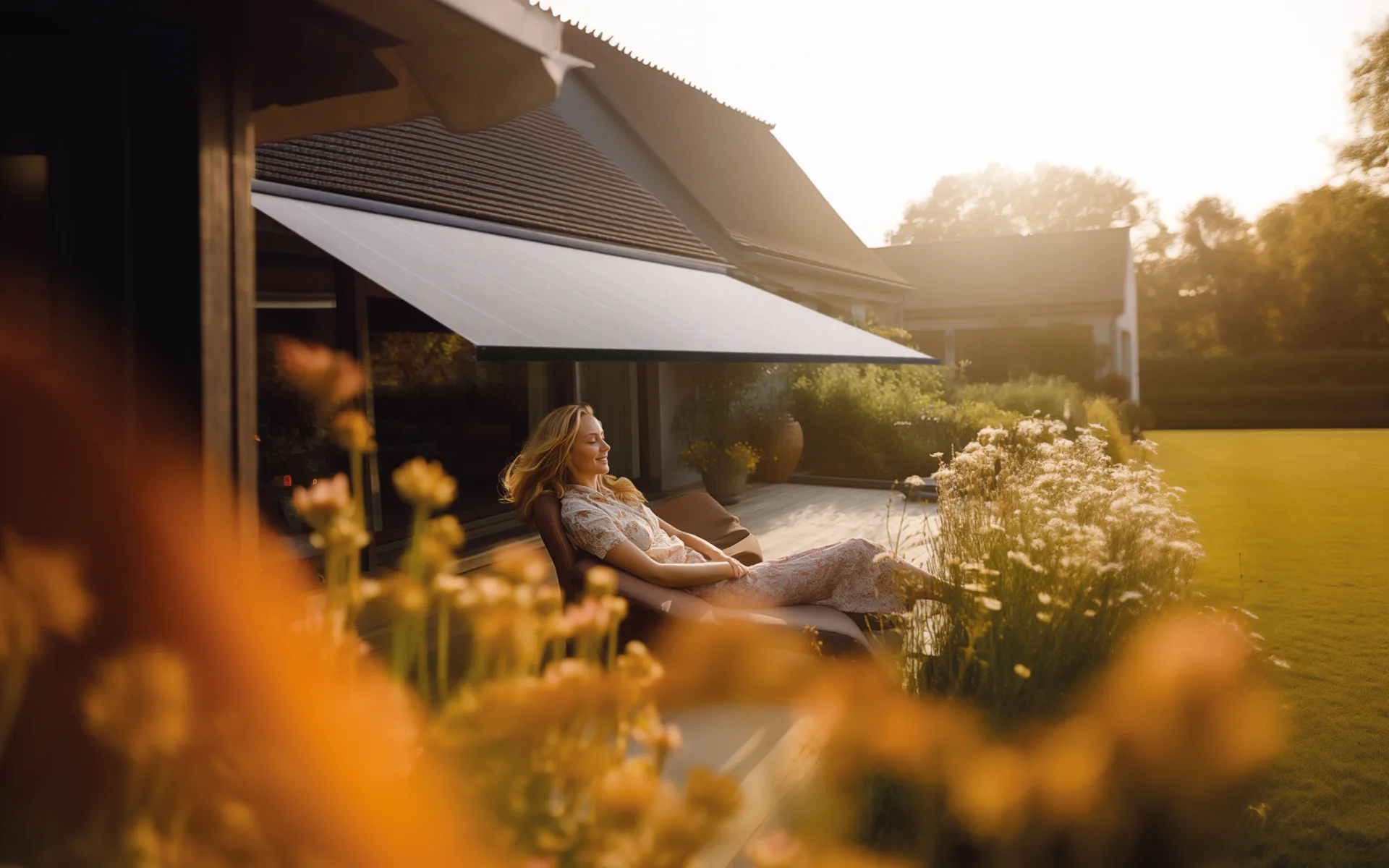 Knikarmscherm buitenzonwering