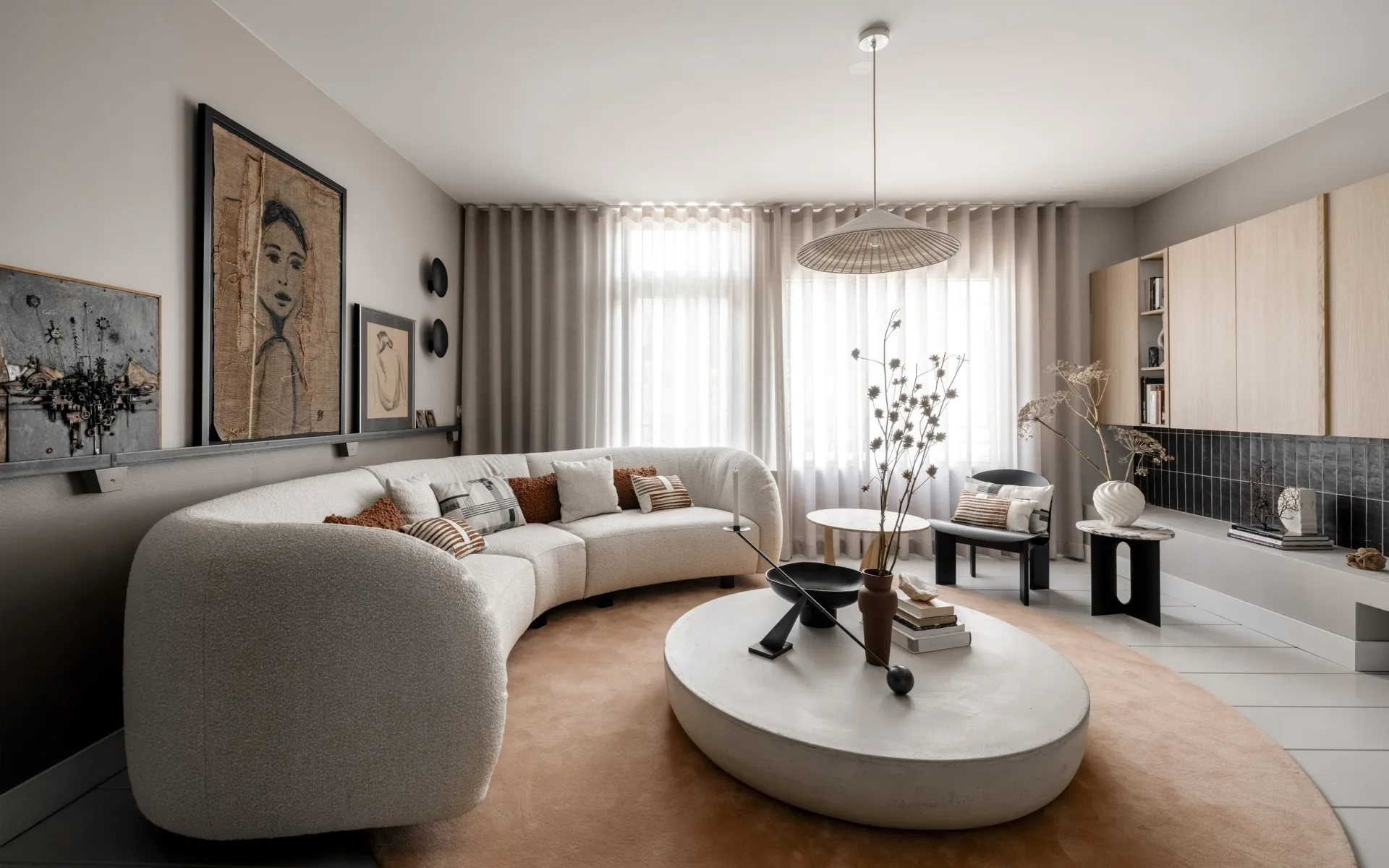 Japandie woonstijl met linnenlook inbetweens