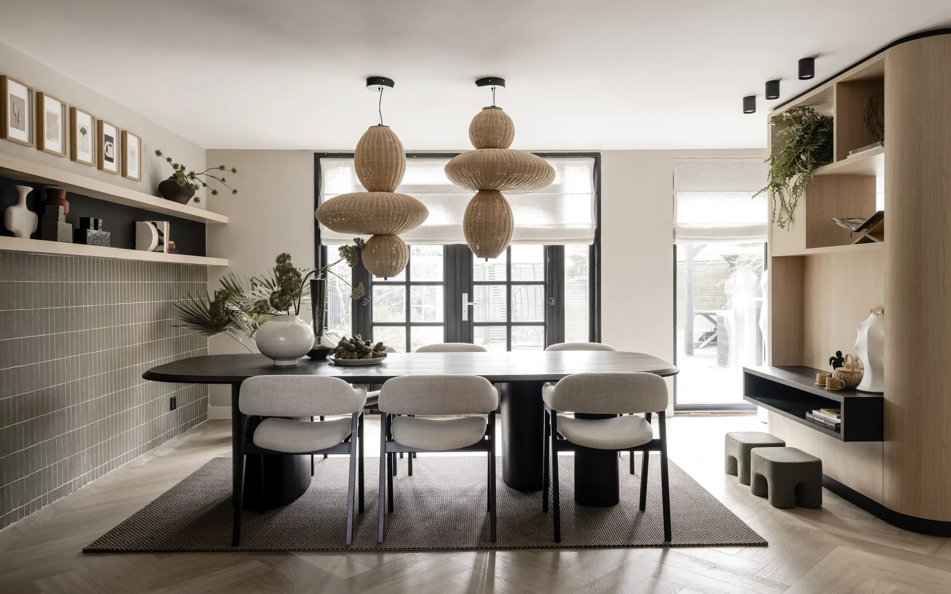 Japandi woonstijl met lichte houtlook pvc vloer