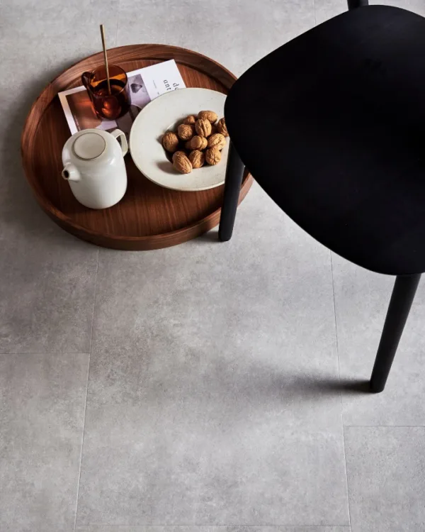 Betonlook vloer detaillfoto