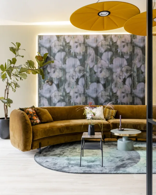 Behang van Eijffinger in de woonkamer