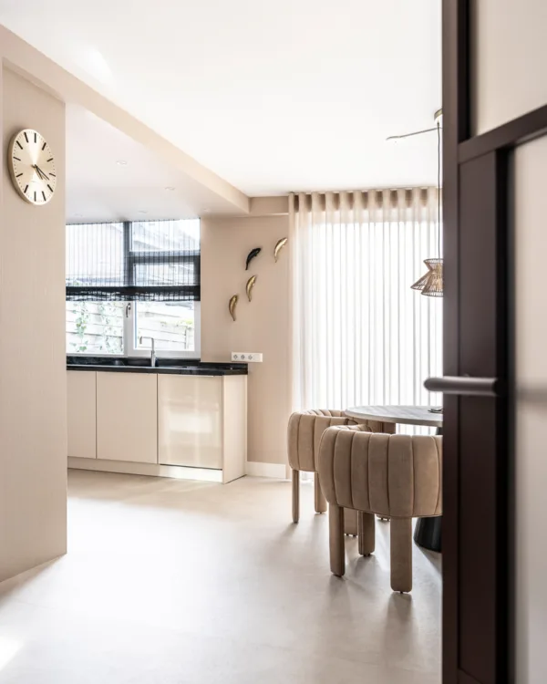 Marmoleum vloeren stralen rust en warmte uit.