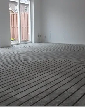 ingefreesde vloerverwarming