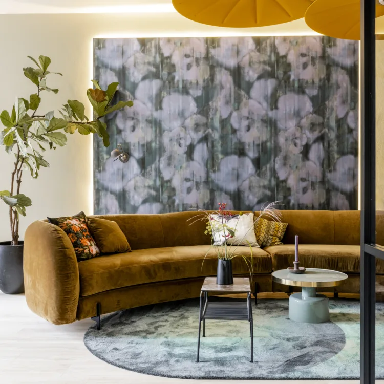 Behang van Eijffinger in de woonkamer