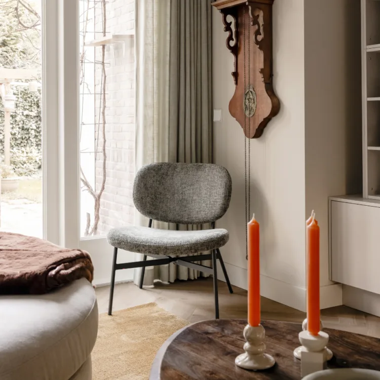 Klassieke elegante woonstijl in de woonkamer